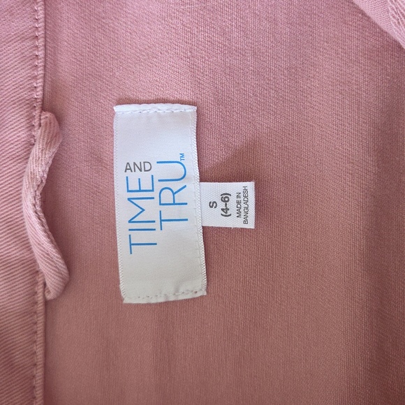 Pink Denim Jacket TIME and TRUE S - Picture 8 of 11